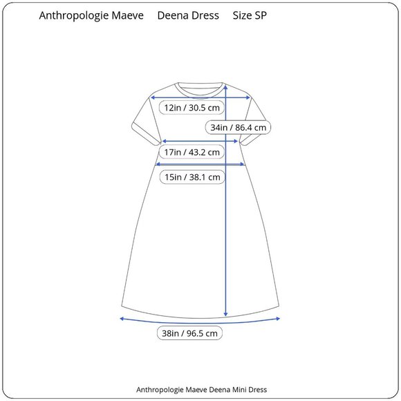 Anthropologie Maeve Deena Mini Dress - Picture 4 of 4